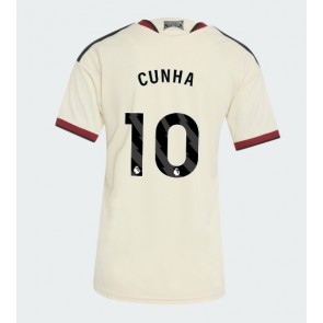 Manchester United Matheus Cunha #10 Tredjetrøje Dame 2026-27 Kortærmet